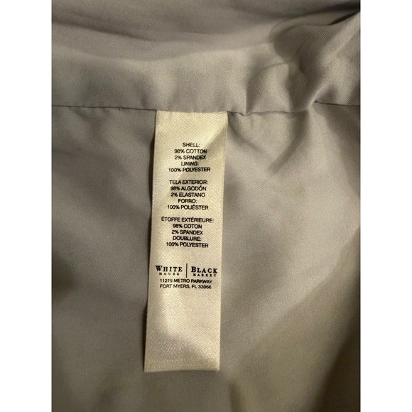 White House Black Market Multicolor 6 Baroque Floral Pencil Office Elegant Chic - Picture 6 of 6